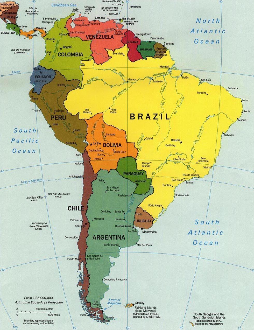 Chile país no mapa do mundo