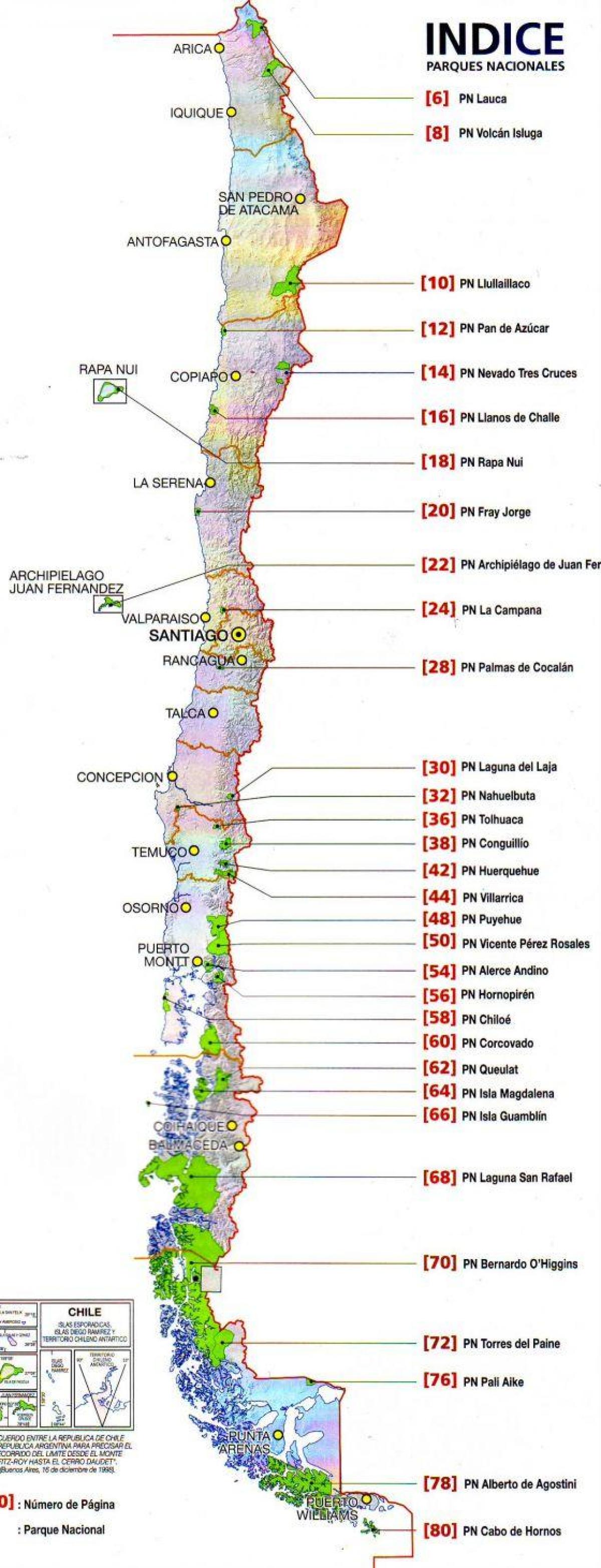 Mapa de futaleufu Chile