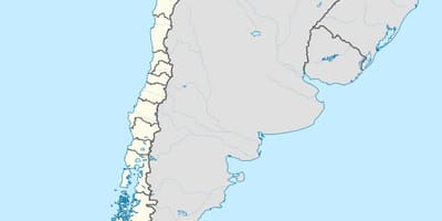 Mapa de antofagasta, Chile