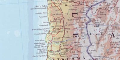 Mapa de Chile estrada 
