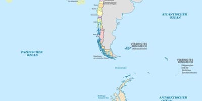 Mapa de Chile illas