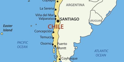 Mapa de Chile país