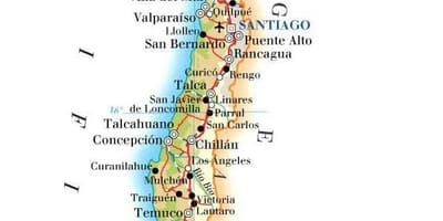 Mapa de Chile parques nacionais 