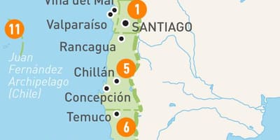 Chile provincias mapa