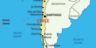 Mapa de concepción de Chile