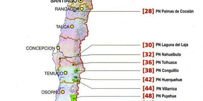 Mapa de futaleufu Chile