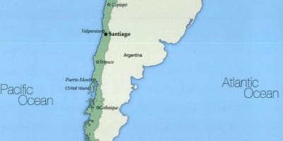 Chile iquique mapa