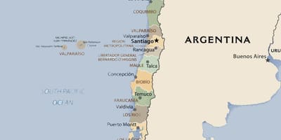 Mapa de política Chile